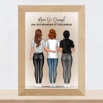 Portrait Cadeau diplôme Kiné - Masseur