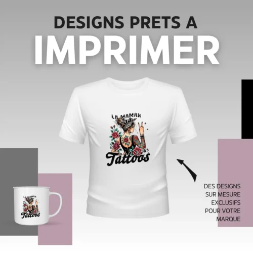Création de Designs pour Print-on-demand