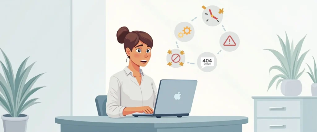 Les principales problématiques des personnes insatisfaites de leur site web
