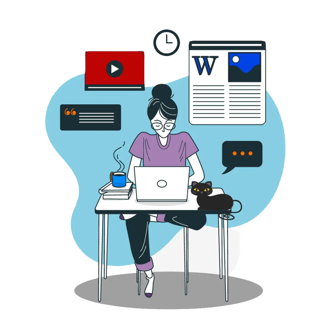 Création de contenu pour site web