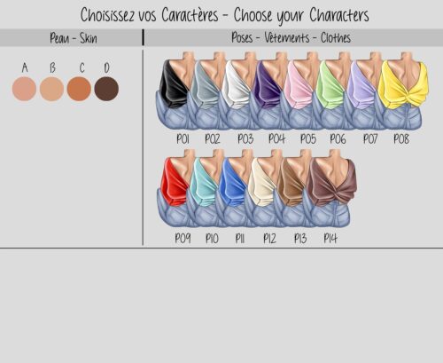 Portrait "My besties" - Cadeau meilleures amies