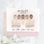 Portrait de Mariage | Cadeau de demande aux Témoins Portrait de Mariage | Cadeau de demande aux Témoins