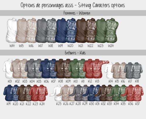 3297263617 Portrait de Famille enlacée avec animaux