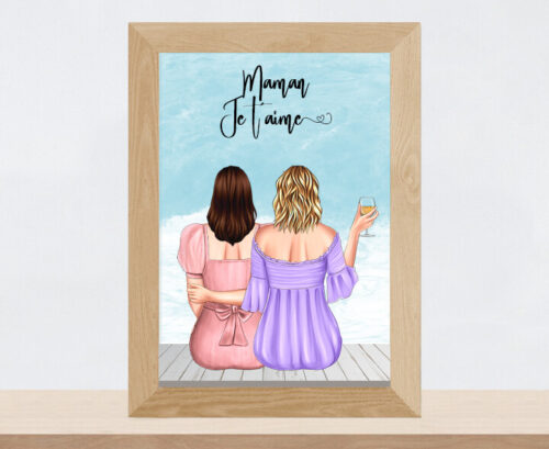 Portrait "My besties" - Cadeau meilleures amies