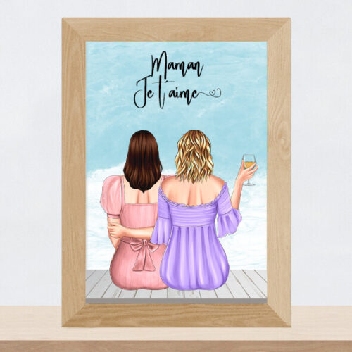 Portrait "My besties" - Cadeau meilleures amies