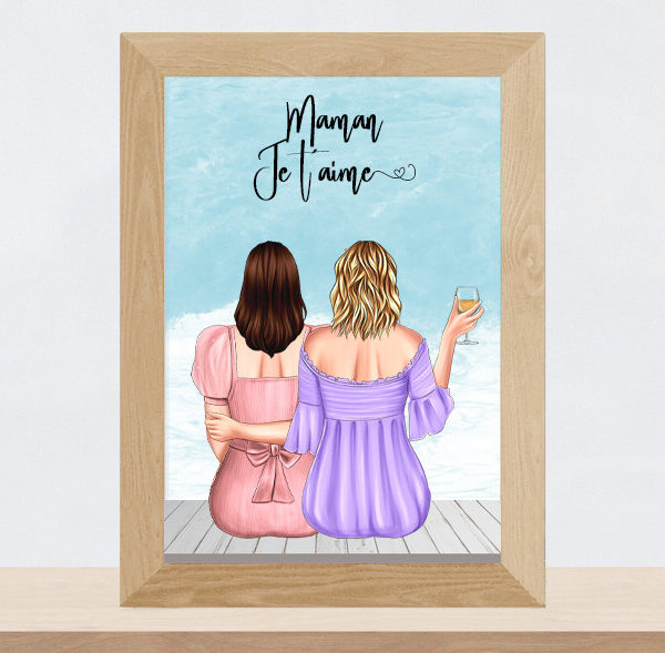 Portrait "My besties" - Cadeau meilleures amies
