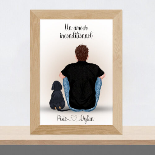 Portrait de Famille personnalisé avec Animaux