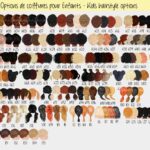 Coiffure enfants Portrait de Famille enlacée avec animaux