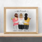 Portrait meilleures amies en pulls