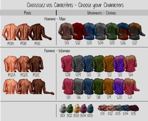 Caractères - Portraits de couple