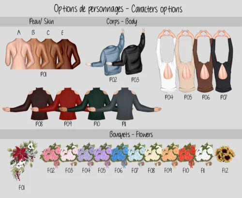 Caractères Portrait amitié