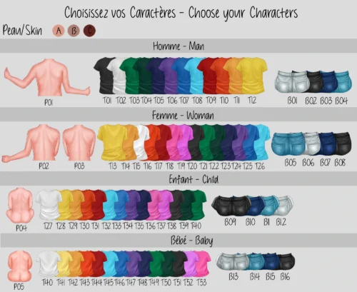 Caractères - Portraits personnalisés