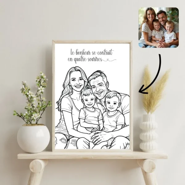 Dessin au trait personnalisé