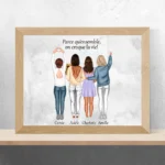 Affiche Best friends personnalisée
