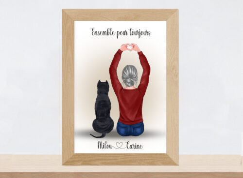 Portrait de meilleures amies avec animaux