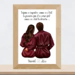 Personnages pour portrait de couple Graphisticandco