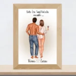 Personnages pour portrait de couple Graphisticandco