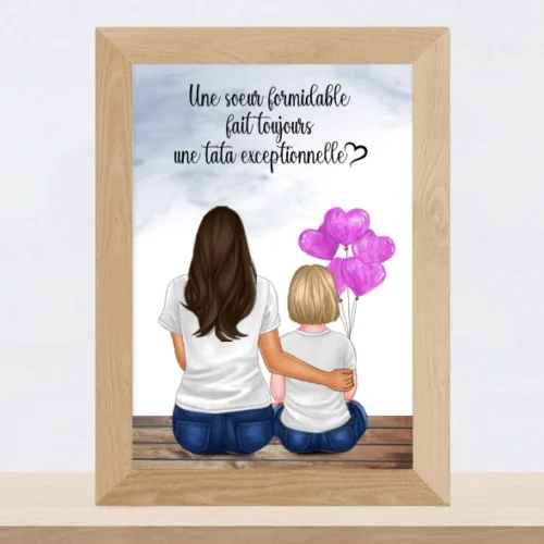 Cadeau personnalisé pour tante