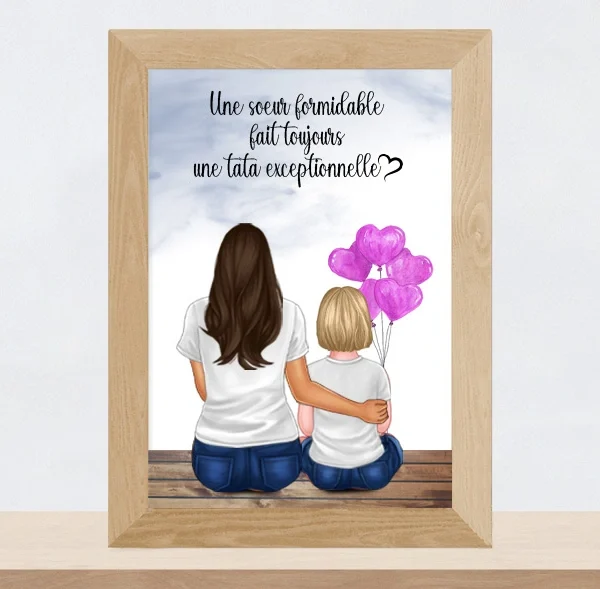 Cadeau personnalisé pour tante