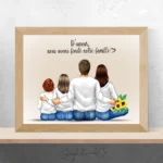 Portrait de famille avec femme enceinte