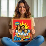 Portrait personnalisé Bande dessinée - Comics - BD