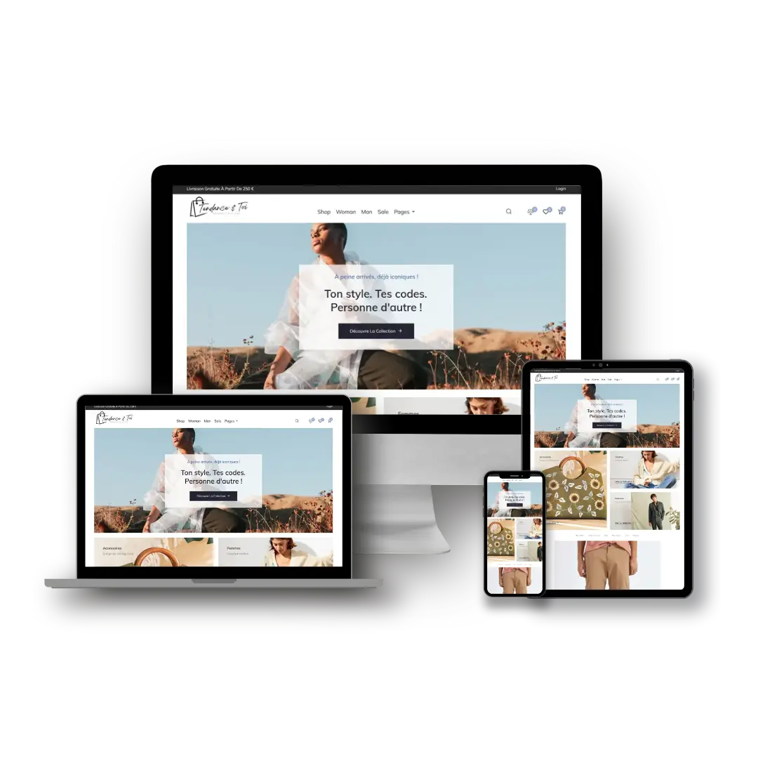 Création de site E-commerce - Graphix Pro