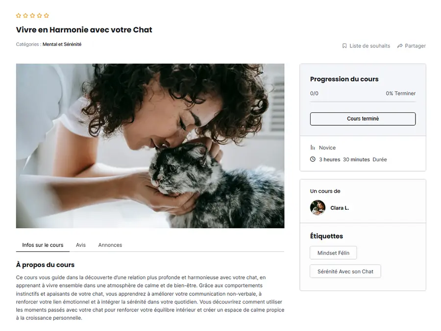 Création de site de formation