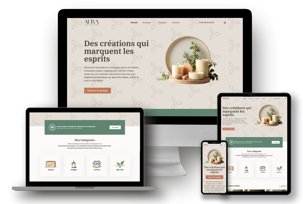 Création de boutique en ligne pour créateurs et artisans