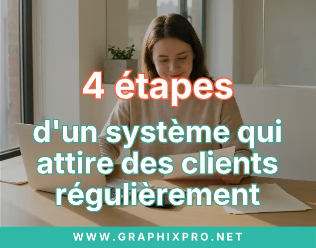 Les 4 étapes d'un système qui attire des clients régulièrement