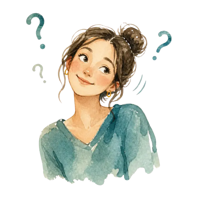 Illustration dUne fille qui ne comprend pas le langage du digital